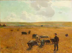 Sir Walter Frederick Osborne, Joe The Swineherd, 1890, Oil on canvas
