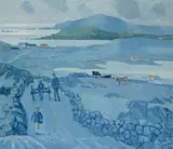 Carey Clarke, Western Irish Landscape, 1967-69 Oil on canvas