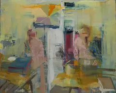 Diana Copperwhite, Between Two Minds, Oil on canvas