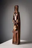Mother And Child by Oisín Kelly, Hand carved wood, sold Nov 2023