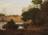 Dermod O'Brien, December Evening, Curraghchase, Co. Limerick, Oil on canvas