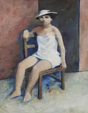 William Scott, Portrait Of Mary Scott, c.1938-39 Oil on canvas