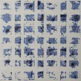 Makiko Nakamura, Blue Cloud, Oil on canvas laid on board