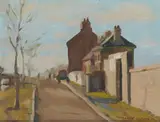 Carey Clarke, Morning, Grand Canal, Dublin, 1959 Oil on board