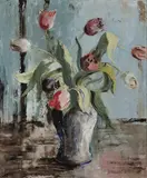 Joan Jameson, Tulips In A Vase