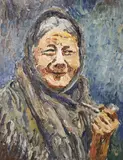 Liam O'Neill, Peig, Oil on canvas