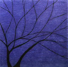 Sarah Walker, Tree Before Dark, Wool