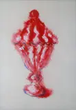 Neil Shawcross, Ice Cream, Oil and acrylic on canvas laid on board