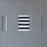 Pamela Harris, Barrier, Oil and lead on canvas