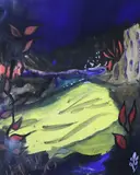 Eamon Colman, Hunters Moon, Oil on board