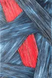 Patrick O'Reilly, Red Stripe, Oil on canvas