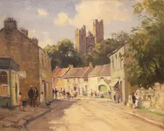 Frank McKelvey, Ardglass Co. Down, Oil on canvas