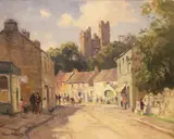 Frank McKelvey, Ardglass Co. Down, Oil on canvas