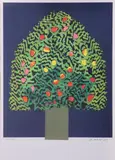 Patrick Scott, Christmas Card For Scott Tallon Walker, 2007, Screenprint