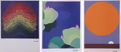 Patrick Scott, Three Christmas Cards For Scott Tallon Walker, 2010, 2011, 2012, Screenprint