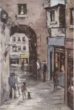 Tom Cullen, Merchants Arch, Oil on board