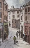 Tom Cullen, Horsemans Row, Dublin, Oil on board