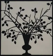 Sue Freeman, Rosehips, Handprinted Lino cut