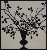 Sue Freeman, Rosehips, Handprinted Lino cut