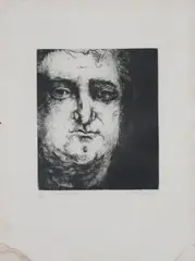 Jack Coughlin, Brendan Behan, Etching