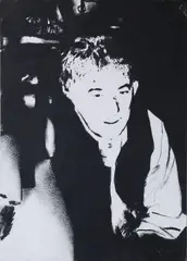 Seamus Heaney by Ross Wilson, Charcoal, sold Dec 2023