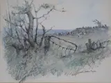 James English, On Bellowstown Hill, Mixed media