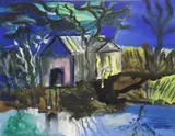 Eamon Colman, Nano Reid's Retreat, Gouache