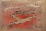 Anne Donnelly, Flying, Oil on paper