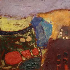 James May, Blue Pool, Mixed media