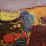 James May, Blue Pool, Mixed media
