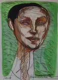 Brian Bourke, Lucia, Watercolour and pastel