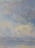 James English, The Morning At Sea, Oil on board