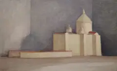 Cherith McKinstry, Paper Model, Oil on canvas