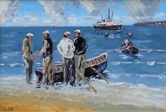 Ivan Sutton, Naomh Eanna, Inisheer, Oil on board