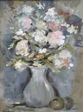 Still Life by Gladys Maccabe, Oil on board, sold Jul 2023