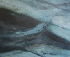 Ice Shift by Gwen O'Dowd, Oil on paper, sold Jul 2023