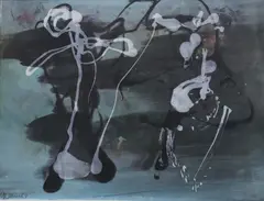 Gerald Davis, Jazz, Oil on board
