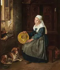 Helen Mabel Trevor, A Morning Dream, Oil on board