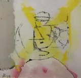 John Kingerlee, Self-Portrait, Mixed media