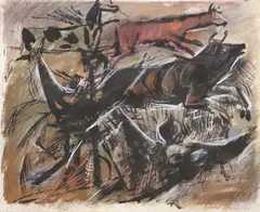 Charles Cullen, Bulls, Pastel