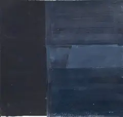 Corban Walker, Navy Tones, Oil on paper