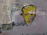 John Kingerlee, Self-Portrait, Oil on paper