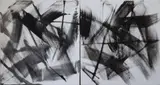Michael Coleman, Abstract Diptych, Oil on canvas