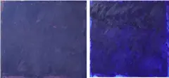 Purple Blues (2) by Michael Coleman, Oil on canvas, sold Jul 2023