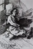 Nick Miller, Seated Nude
