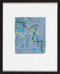 Elva Mulchrone, Praxis V, Acrylic and silkscreen on fabriano