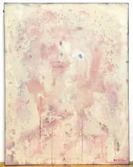 Steffi Kelly, Self-Portrait (In Bloom), Acrylic on raw canvas