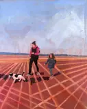 Darina Meagher, Promenade 1, 2022, (a) Oil on Board