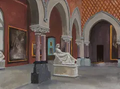 Eithne Jordan, Museum Xx, Acrylic and gouache on paper