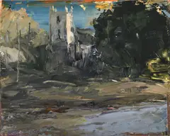 Donald Teskey, CHURCH by DURUS, 2019, Acrylic on panel